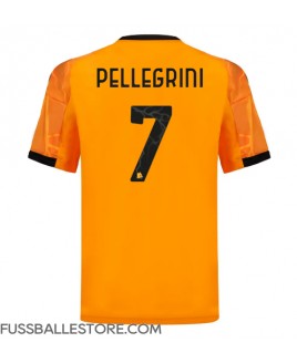 Günstige AS Roma Lorenzo Pellegrini #7 Auswärtstrikot 2025-26 Kurzarm
